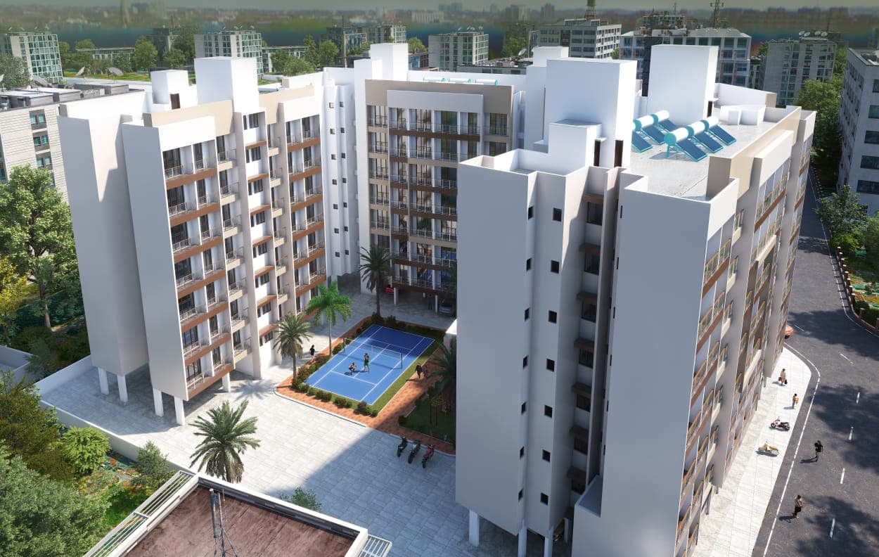 Symphonee Greens residential complex view